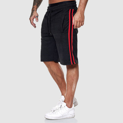 Pantaloni corti a quadri Alpha.