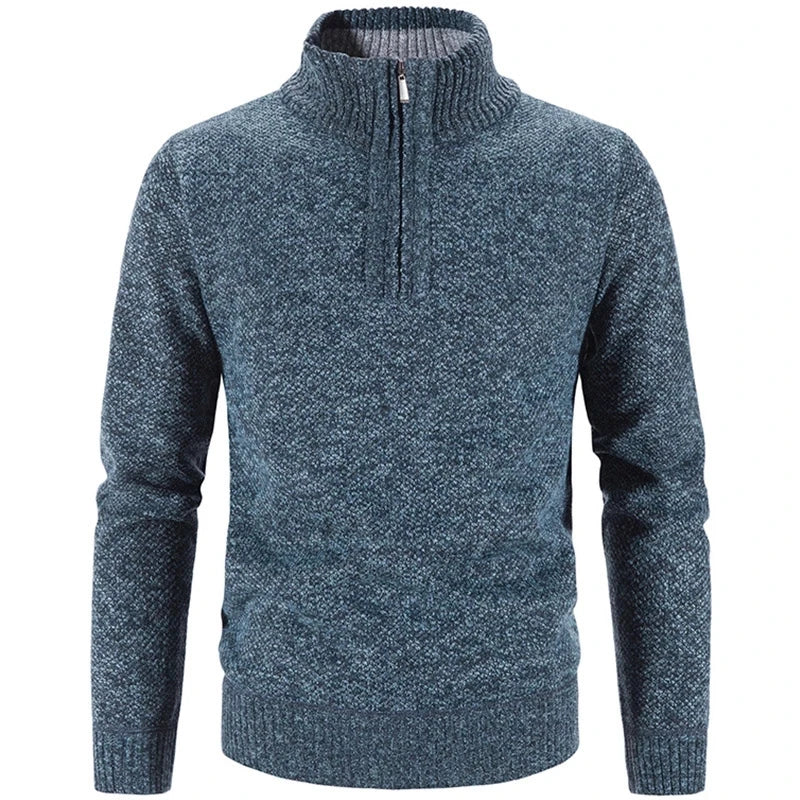 Maglione a mezza zip