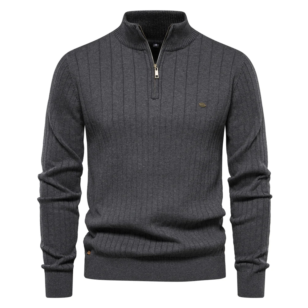 Maglione con zip