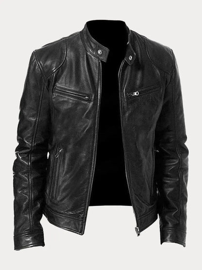 Savrani™ | Giacca casual in pelle