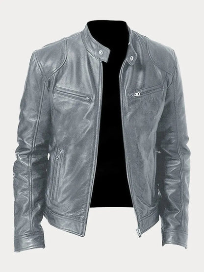 Savrani™ | Giacca casual in pelle