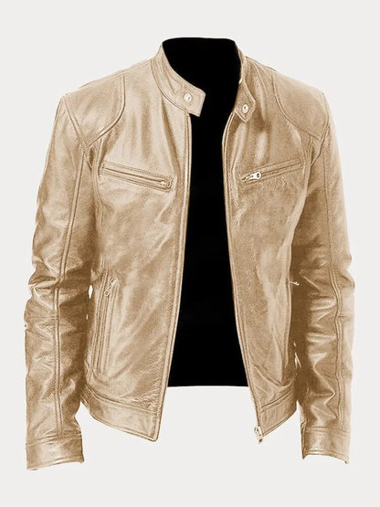 Savrani™ | Giacca casual in pelle