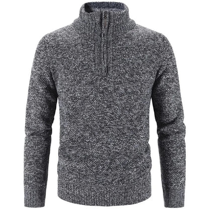Maglione a mezza zip