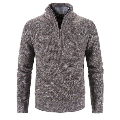Maglione a mezza zip