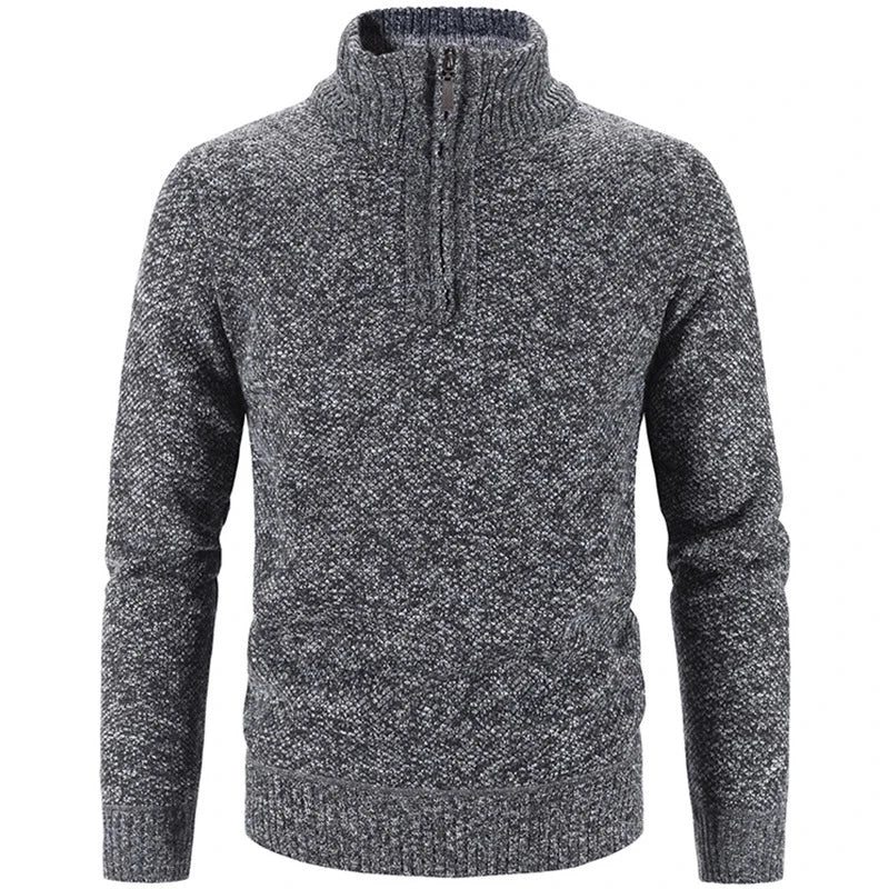 Maglione a mezza zip