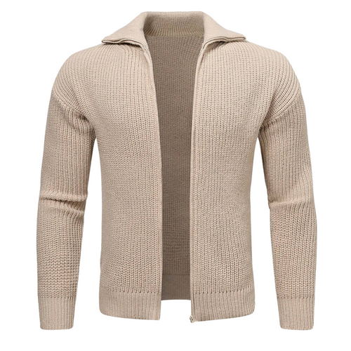 Cardigan con zip