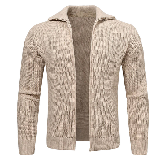 Cardigan con zip