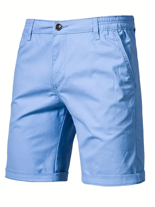 Pantaloni corti in cotone con tasche