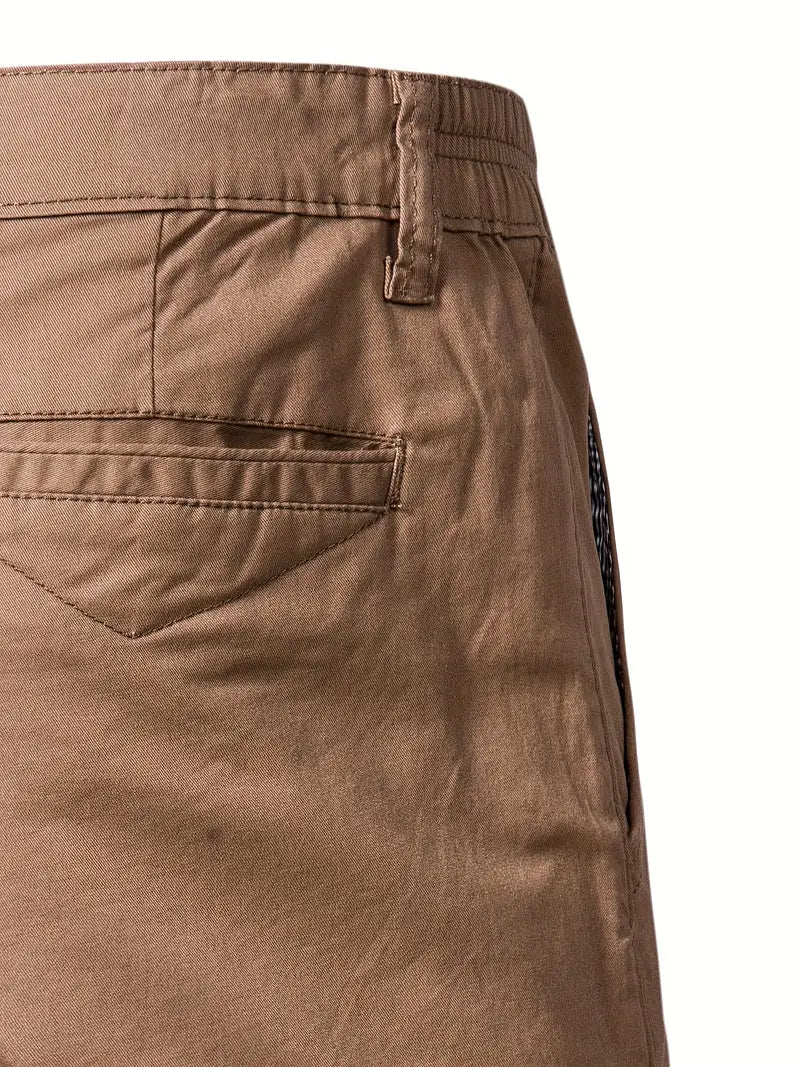 Pantaloni corti in cotone con tasche