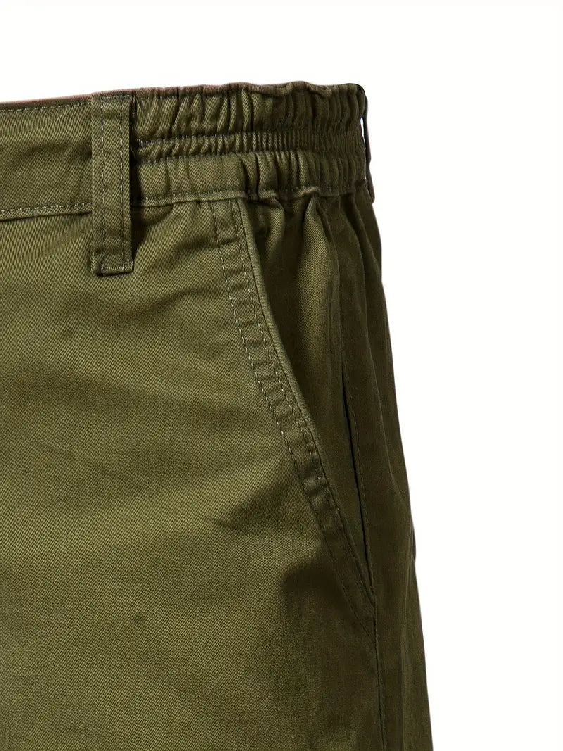Pantaloni corti in cotone con tasche