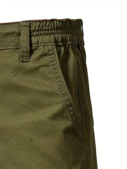 Pantaloni corti in cotone con tasche