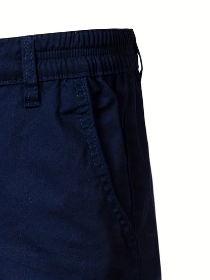 Pantaloni corti in cotone con tasche