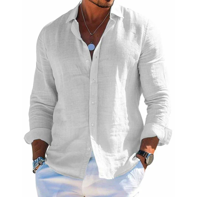 Camicia elegante in tessuto traspirante