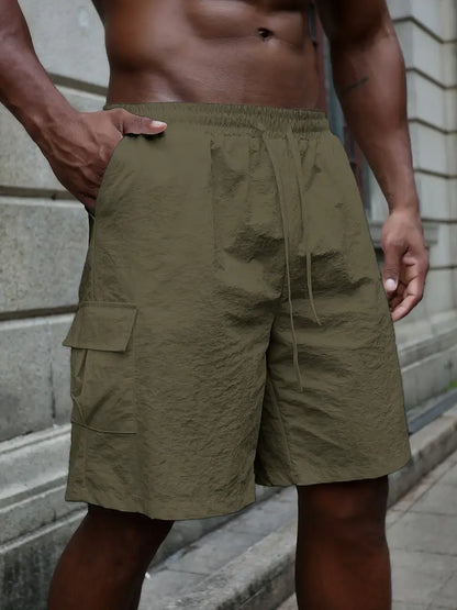 Pantaloni corti traspiranti con vita elastica