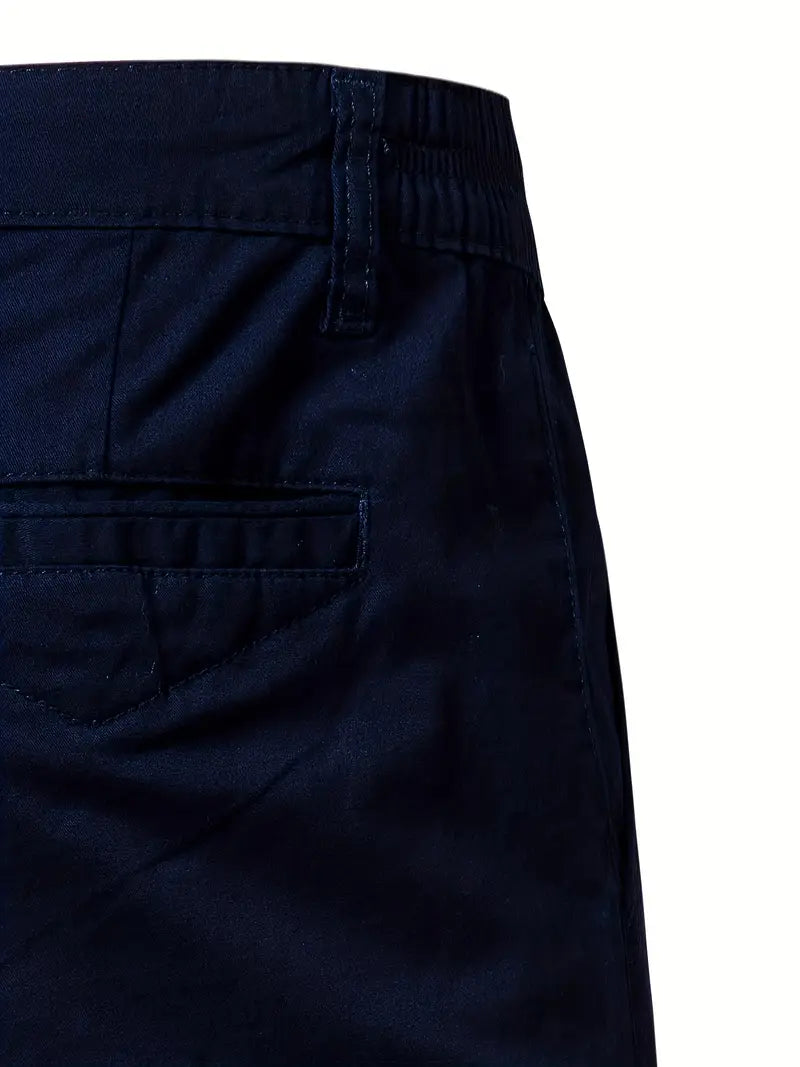 Pantaloni corti in cotone con tasche