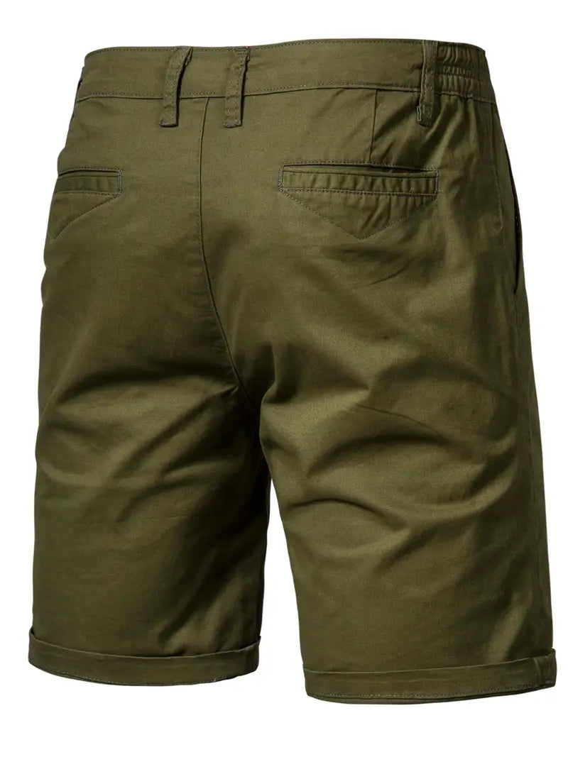 Pantaloni corti in cotone con tasche