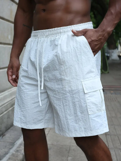 Pantaloni corti traspiranti con vita elastica