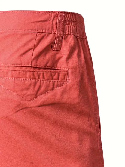 Pantaloni corti in cotone con tasche