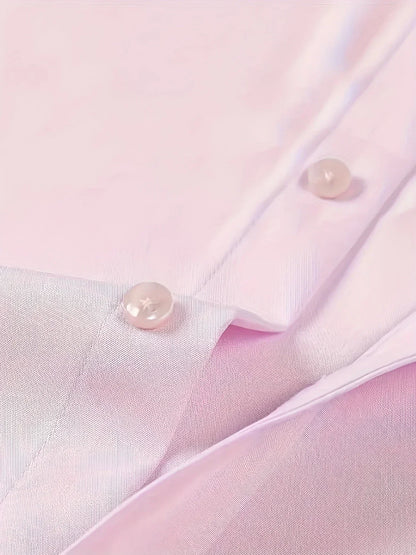Elegante camicia a maniche lunghe con bottoni