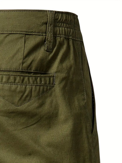 Pantaloni corti in cotone con tasche