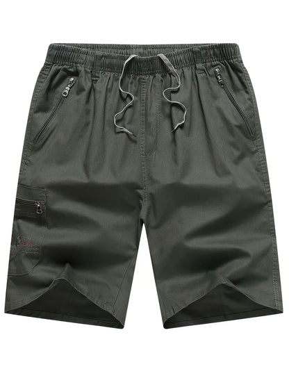 Pantaloni cargo corti leggeri con tasche