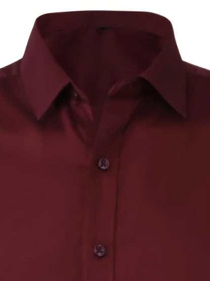 Elegante camicia a maniche lunghe con bottoni