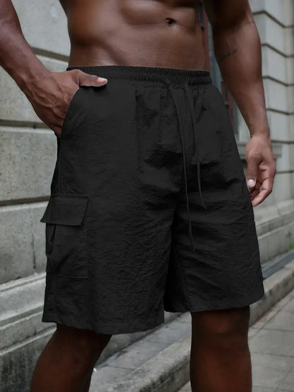 Pantaloni corti traspiranti con vita elastica