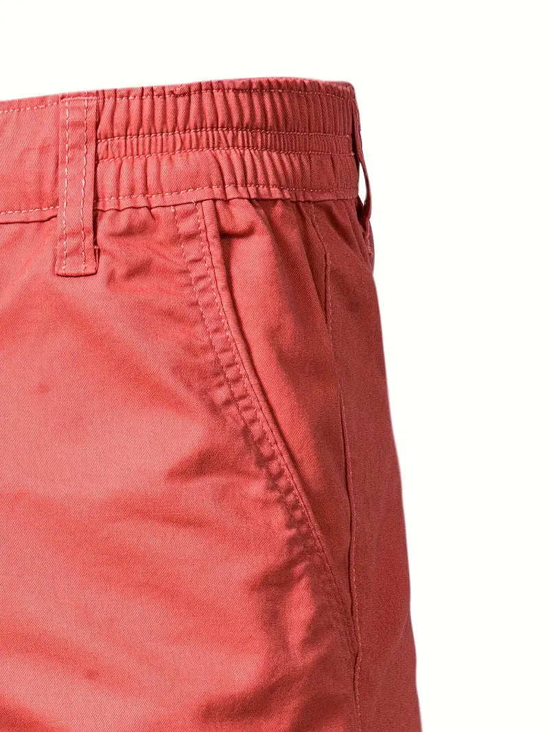 Pantaloni corti in cotone con tasche