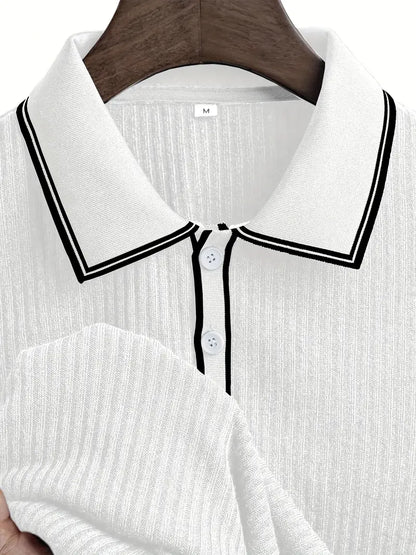 Polo elegante a maniche corte
