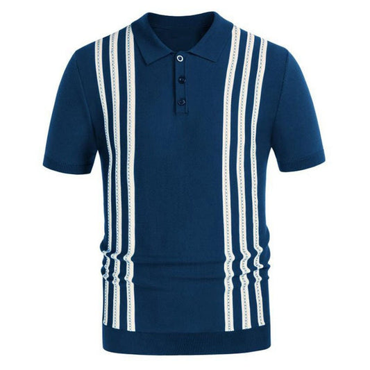 Polo casual a righe.