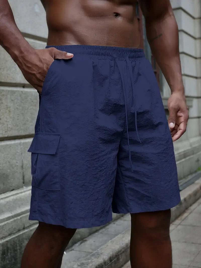 Pantaloni corti traspiranti con vita elastica
