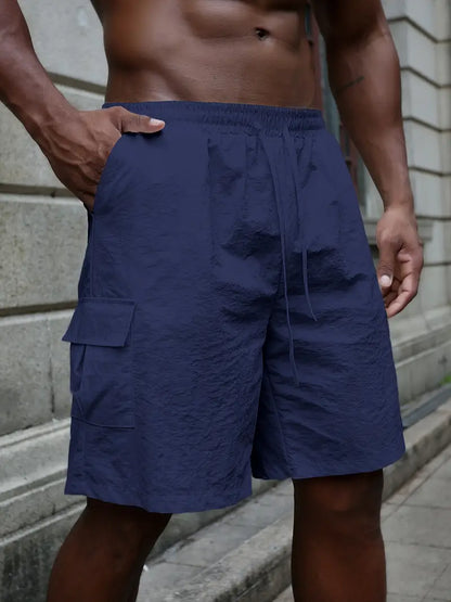 Pantaloni corti traspiranti con vita elastica