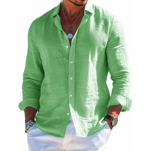 Camicia elegante in tessuto traspirante