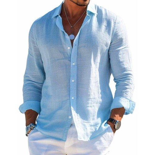 Camicia elegante in tessuto traspirante