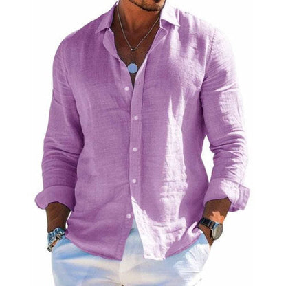 Camicia elegante in tessuto traspirante