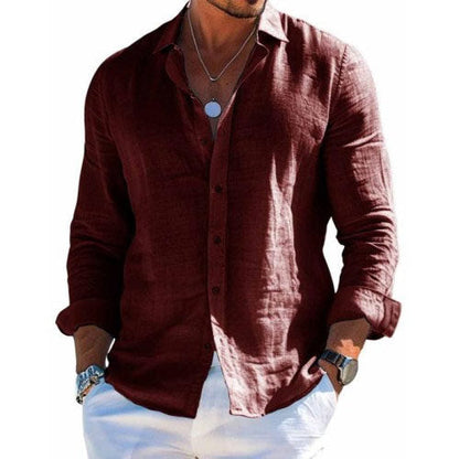 Camicia elegante in tessuto traspirante