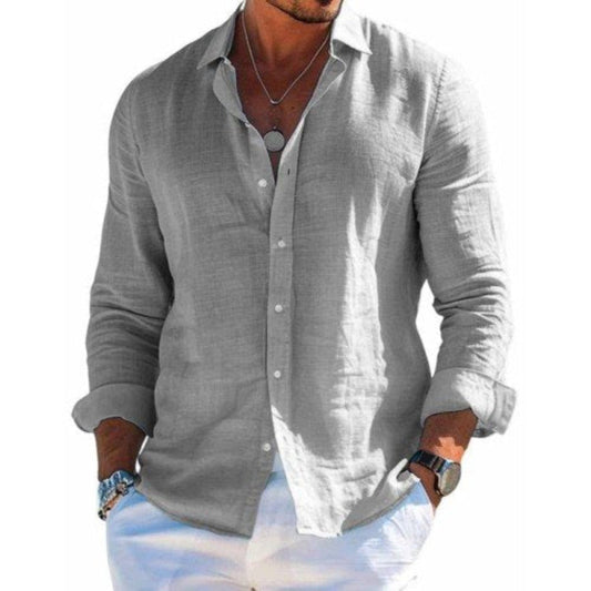 Camicia elegante in tessuto traspirante