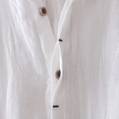 Camicia elegante a maniche corte con bottoni