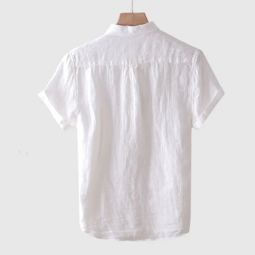 Camicia elegante a maniche corte con bottoni