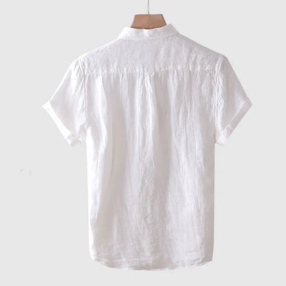 Camicia elegante a maniche corte con bottoni