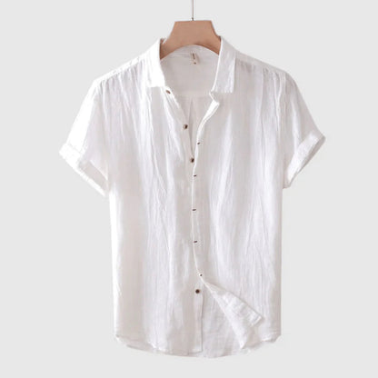 Camicia elegante a maniche corte con bottoni