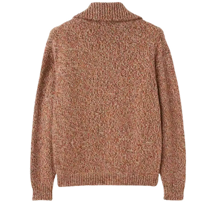 Bomber con zip in lana d’alpaca